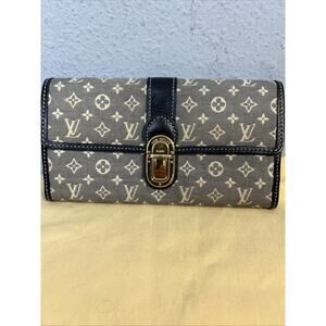 LOUIS VUITTON Portofeuil Sala bi-fold long wallet Leather Canvas